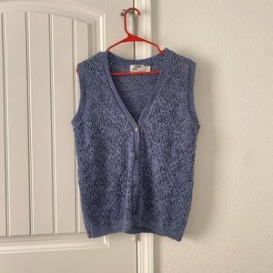 Vintage London Fox Knit Sweater Vest